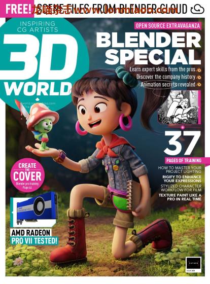 [英国版]3D World 世界CG艺术杂志 2021年1月刊